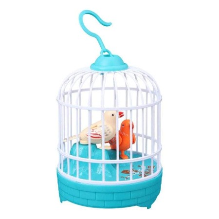 Rechargeable Voice Control Birdcage Mini Singing and Chirping Bird Toys