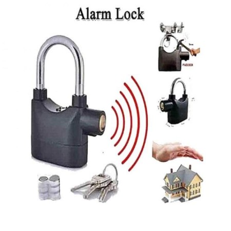 Waterproof Siren Alarm Lock for Motorcycle Long Beam Bike Bicycle