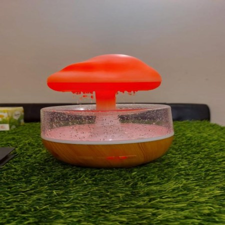 Rain Cloud Night Light Humidifier with Raining Water Drop Sound Oil Diffuser for Bedroom