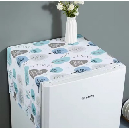 Fridge Dust Cover (White and Forest)